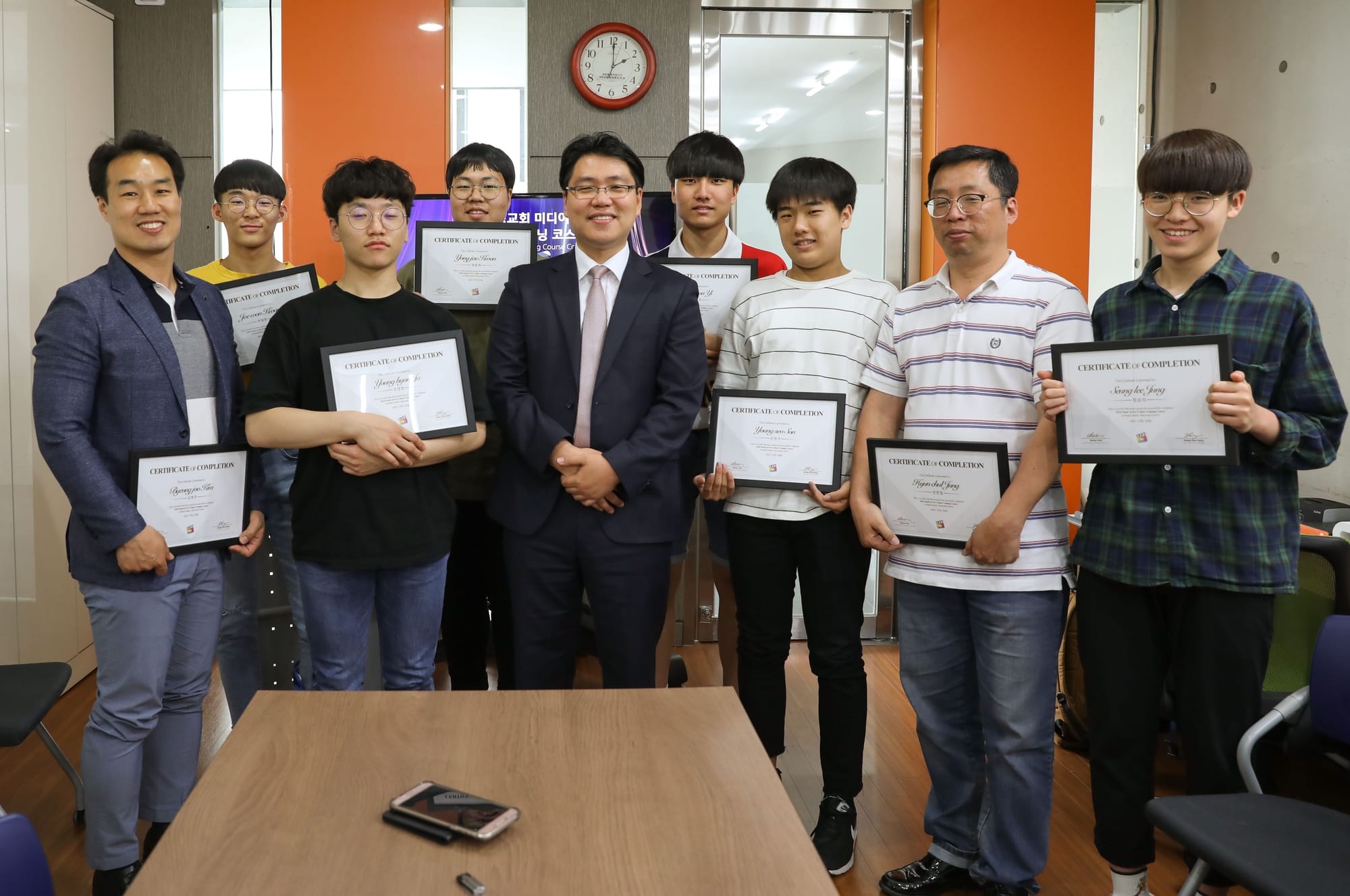 영상편집교육 수료식(파이널컷 프로 X 교육)